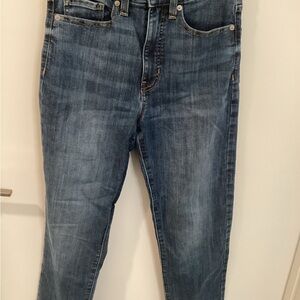 Banana Republic Dark Blue High-Rise Jeans